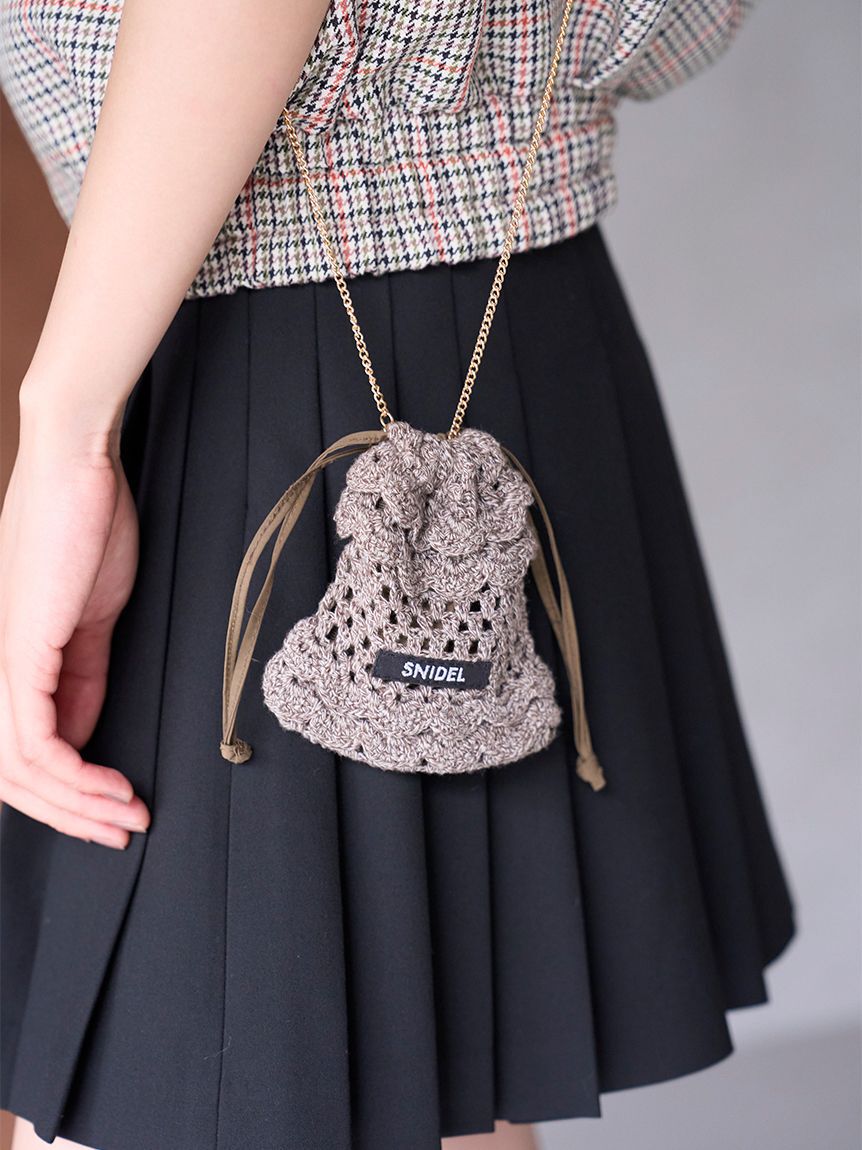 SNIDEL「フリルミニショルダー」|キーケース|