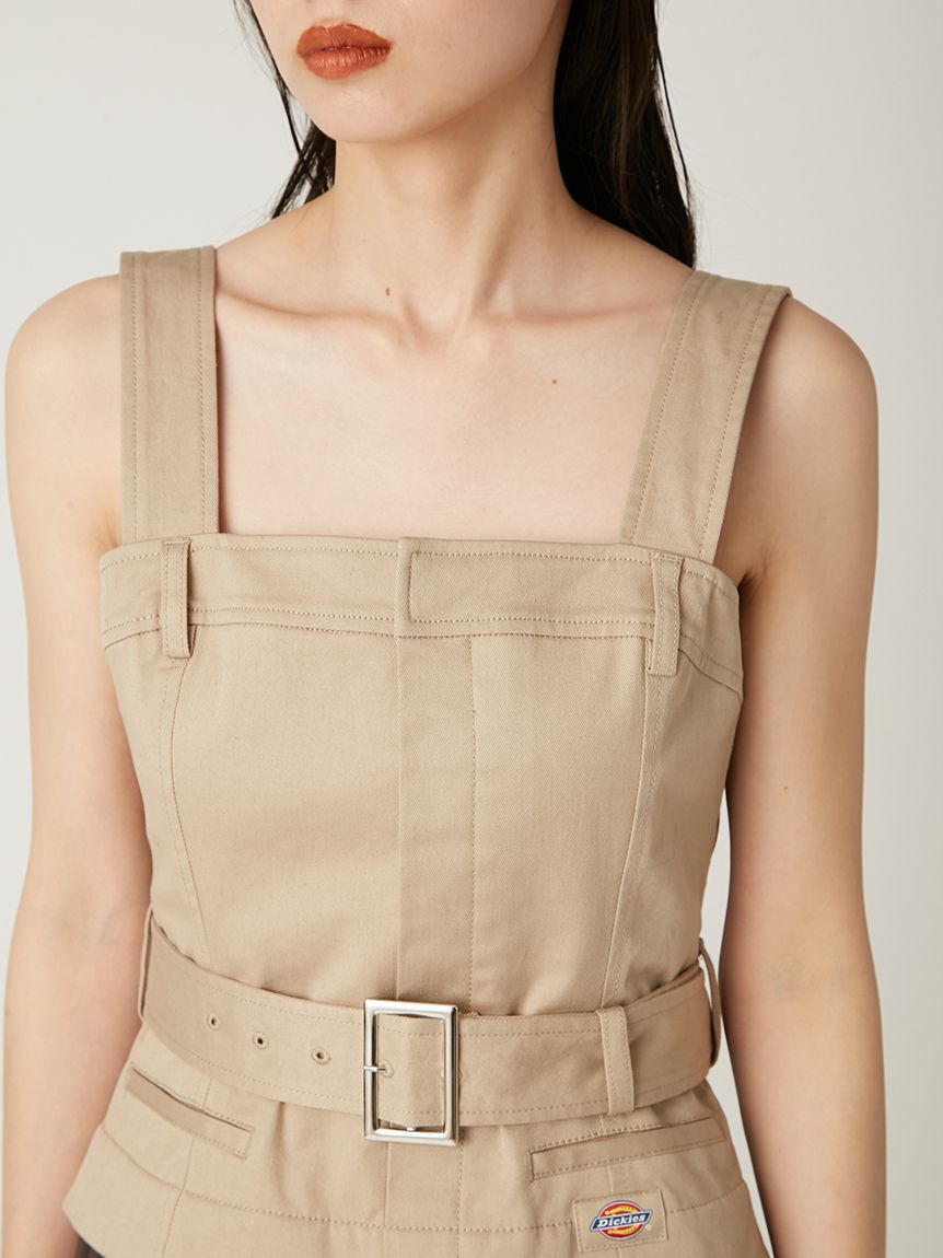 FRAY I.D「【FRAY I.D｜Dickies】チュールコンビジャンパードレス」|ドレス|