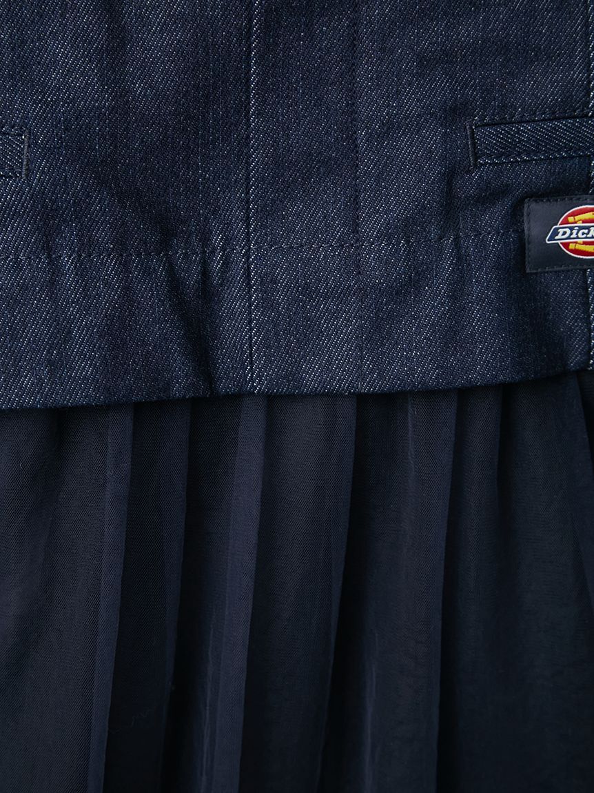 FRAY I.D「【FRAY I.D｜Dickies】チュールコンビジャンパードレス」|ドレス|