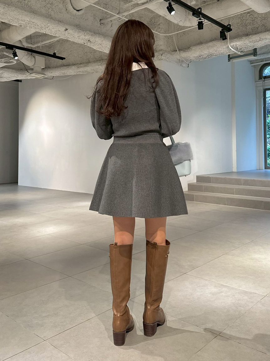 LILY BROWN「【NEW YEAR'S SPECIAL ITEM】ボウタイニットセットアップ」|ワンピース|