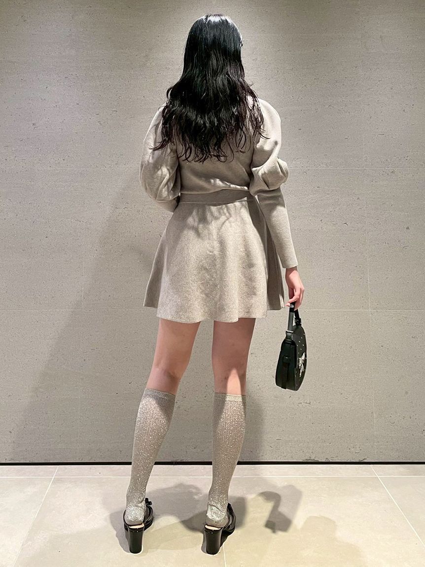 LILY BROWN「【NEW YEAR'S SPECIAL ITEM】ボウタイニットセットアップ」|ワンピース|