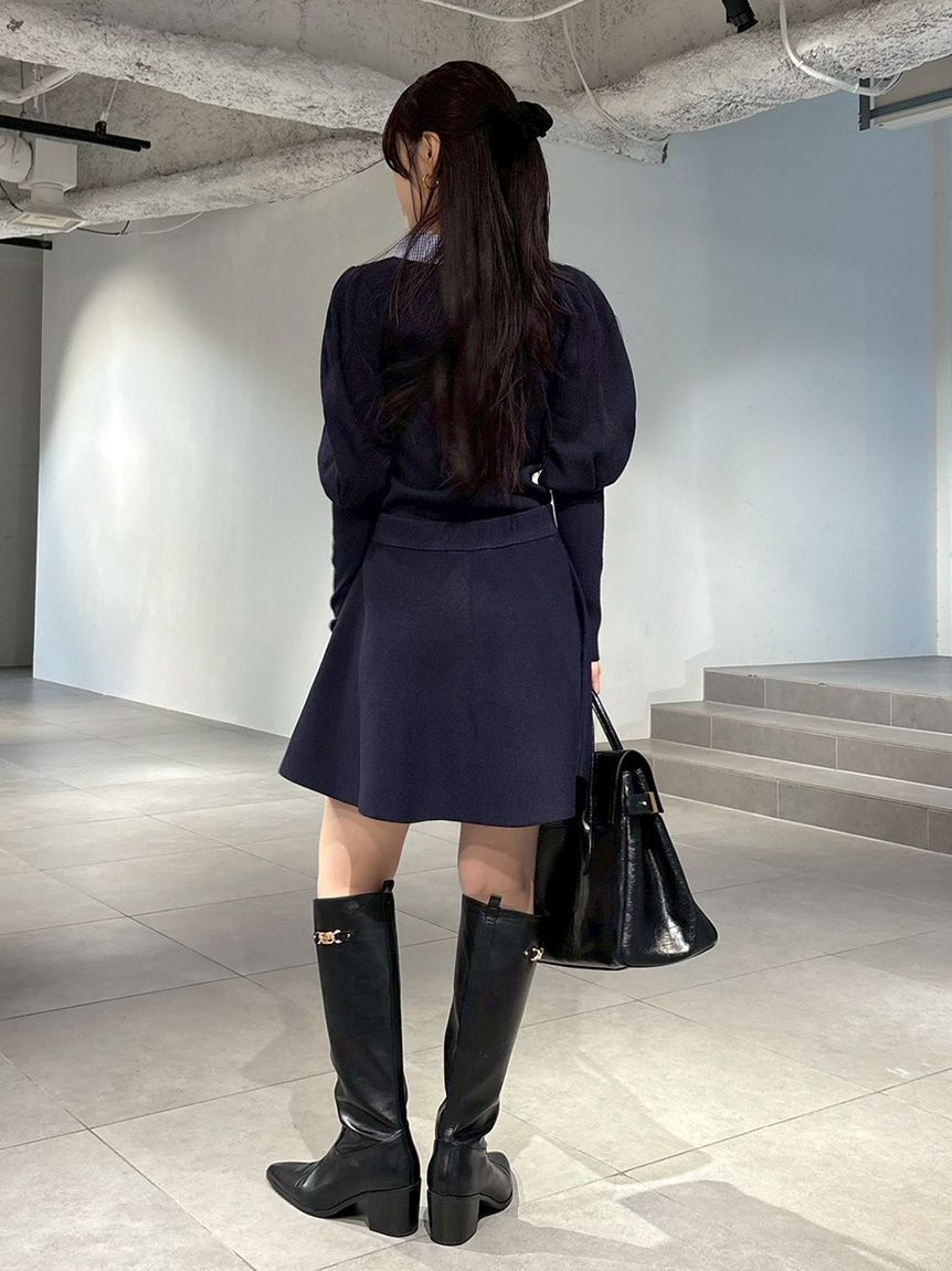 LILY BROWN「【NEW YEAR'S SPECIAL ITEM】ボウタイニットセットアップ」|ワンピース|