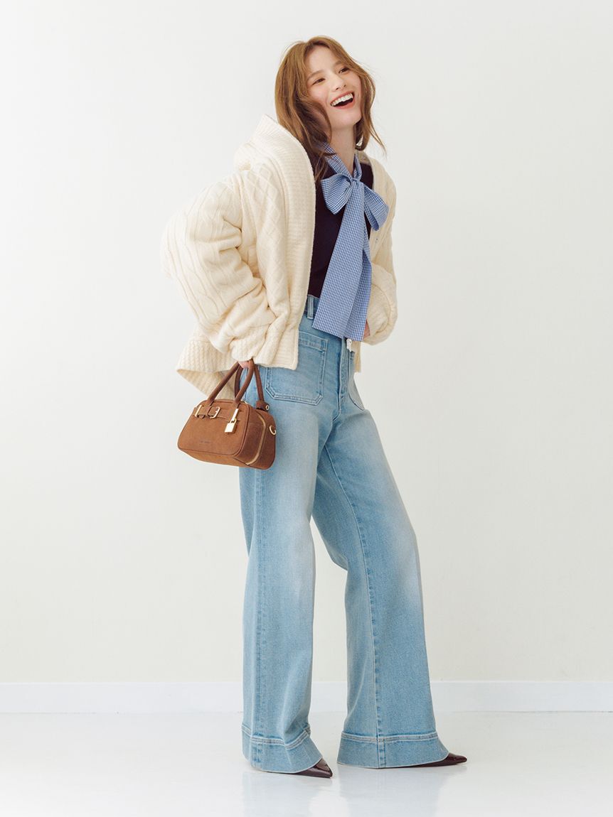 LILY BROWN「【NEW YEAR'S SPECIAL ITEM】ボウタイニットセットアップ」|ワンピース|