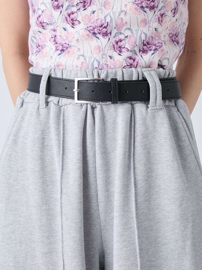 LILY BROWN「【WEB限定00サイズ】ベルト付きスウェットパンツ」|チノ|