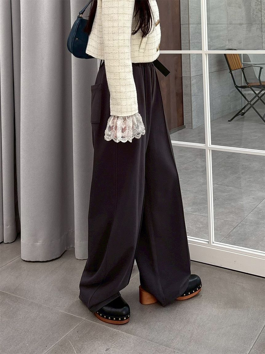 LILY BROWN「【WEB限定00サイズ】ベルト付きスウェットパンツ」|チノ|