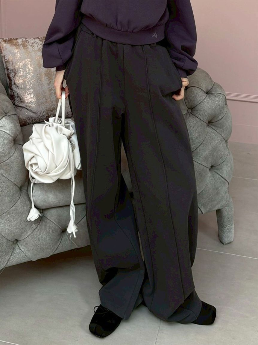 LILY BROWN「【WEB限定00サイズ】ベルト付きスウェットパンツ」|チノ|CGRY