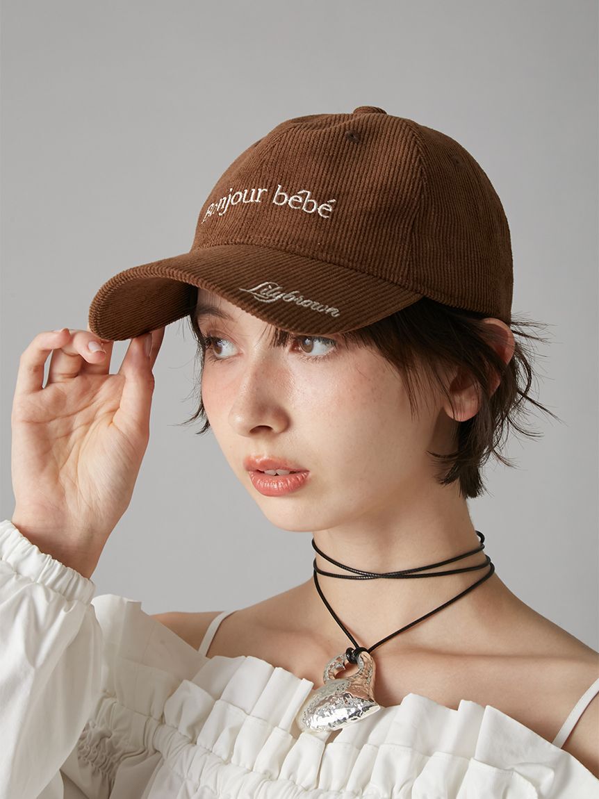 LILY BROWN「Bonjour Bebeキャップ」|キャップ・キャスケット|