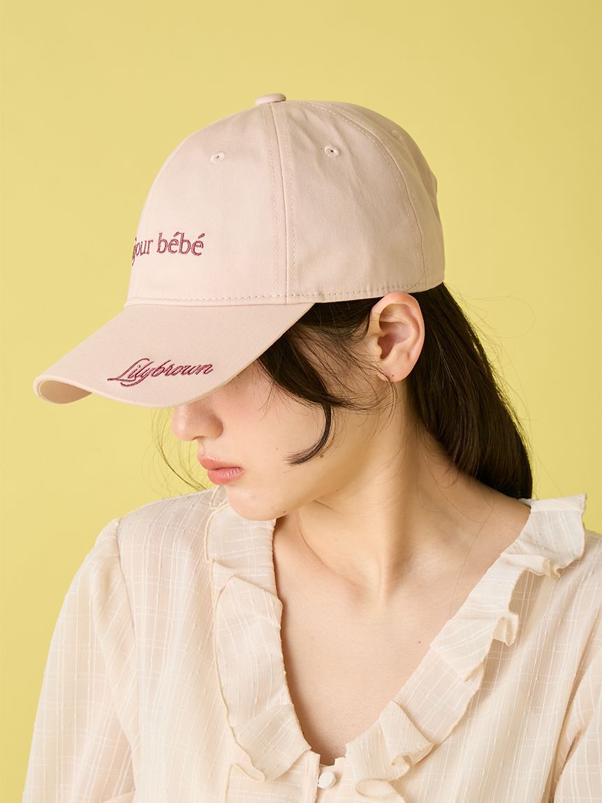 LILY BROWN「Bonjour Bebeキャップ」|キャップ・キャスケット|