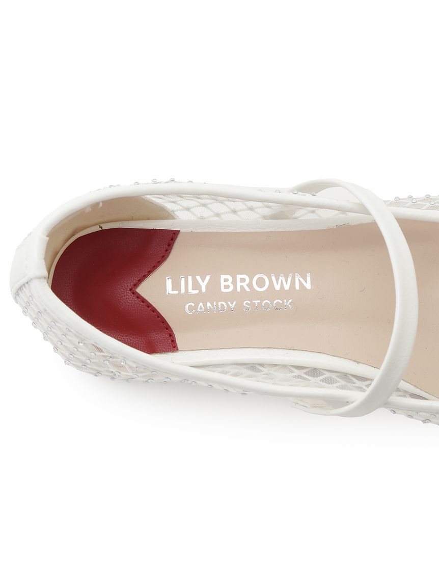 LILY BROWN「[L.B CANDY STOCK]スクエアバレエシューズ」|スリッポン|