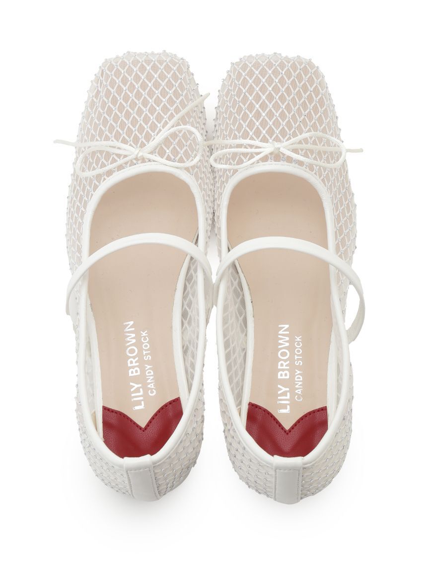 LILY BROWN「[L.B CANDY STOCK]スクエアバレエシューズ」|スリッポン|