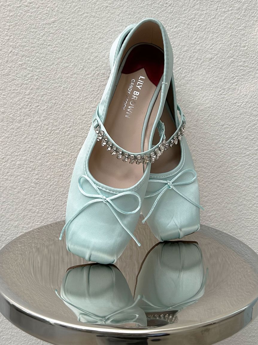 LILY BROWN「[L.B CANDY STOCK]スクエアバレエシューズ」|スリッポン|