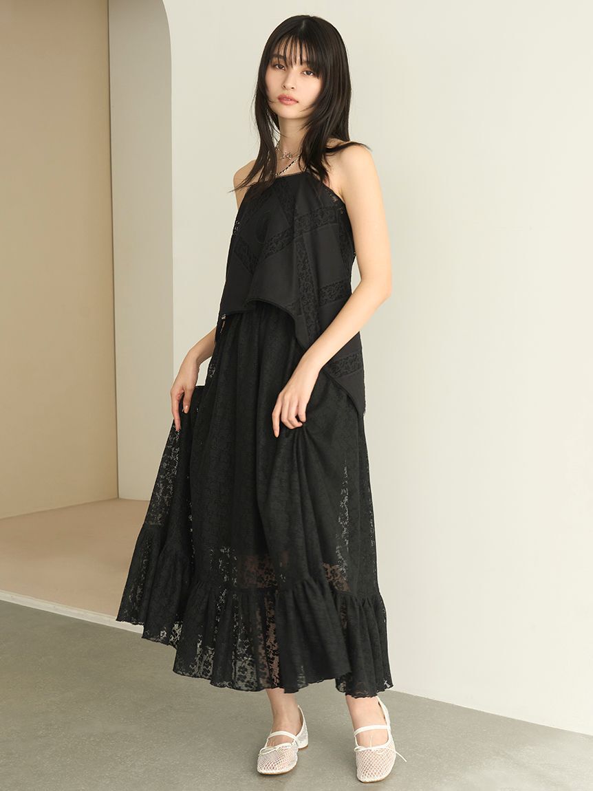 LILY BROWN「[L.B CANDY STOCK]スクエアバレエシューズ」|スリッポン|