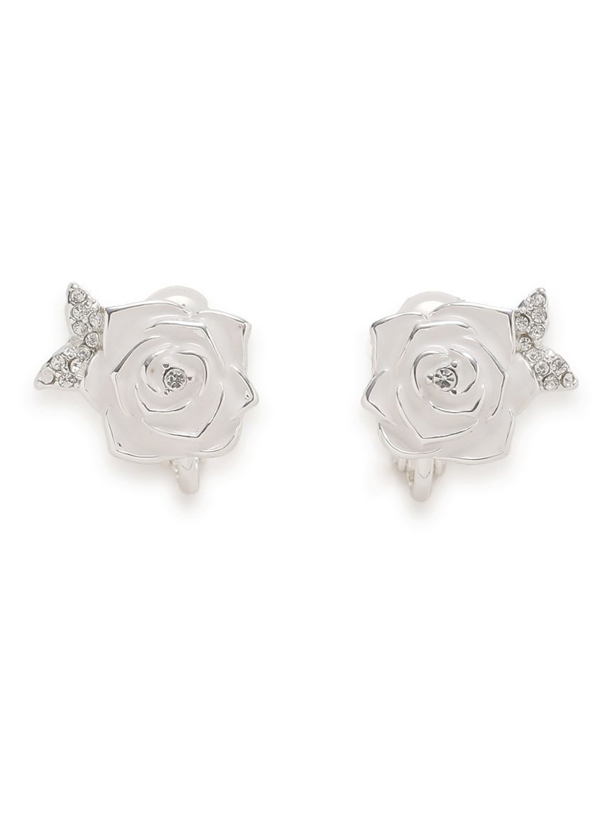 CELFORD「【YUMIKATSURAforCELFORD】ローズユミイヤリング」|イヤリング|WHT