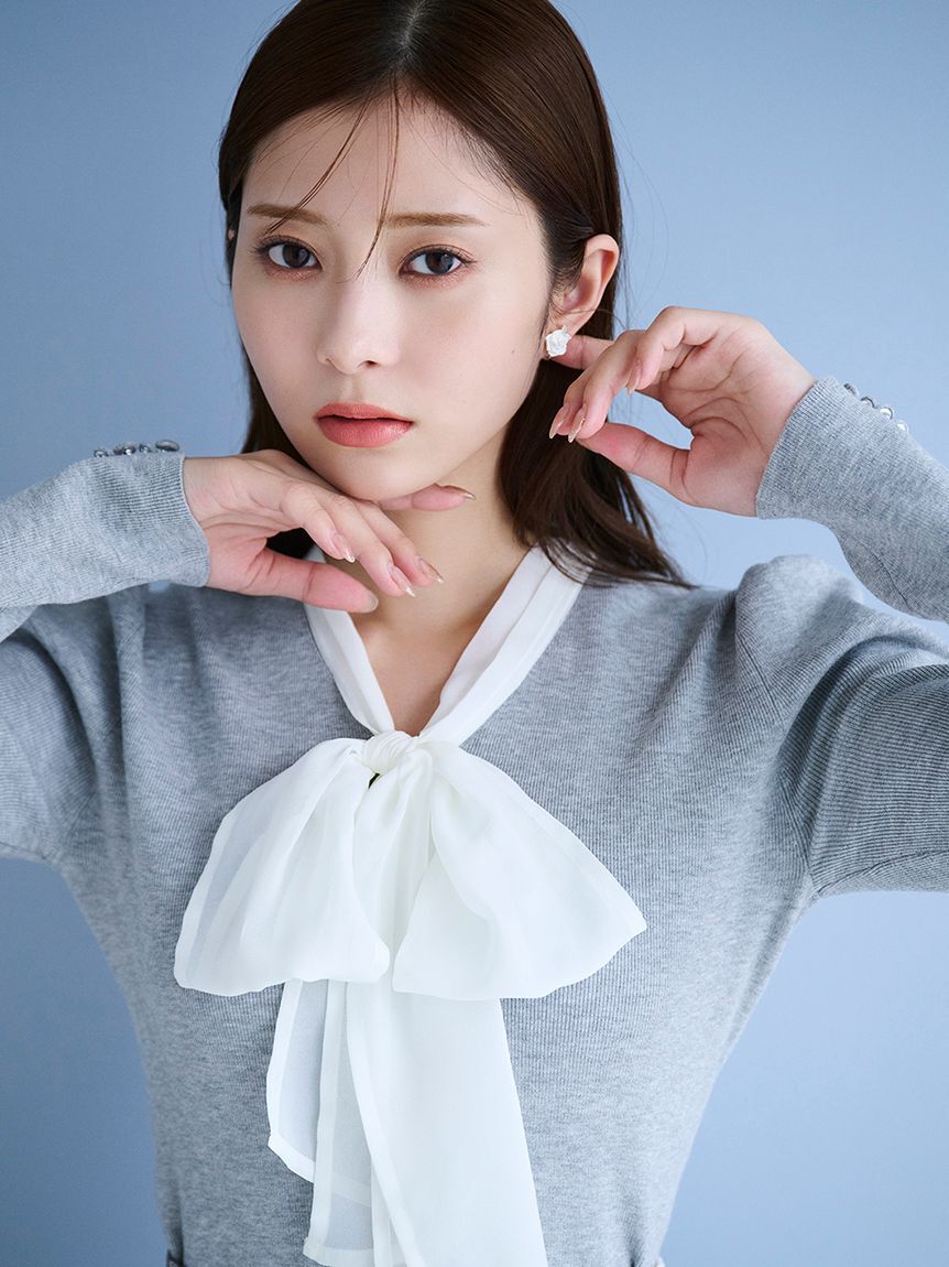 CELFORD「【YUMIKATSURAforCELFORD】ローズユミイヤリング」|イヤリング|