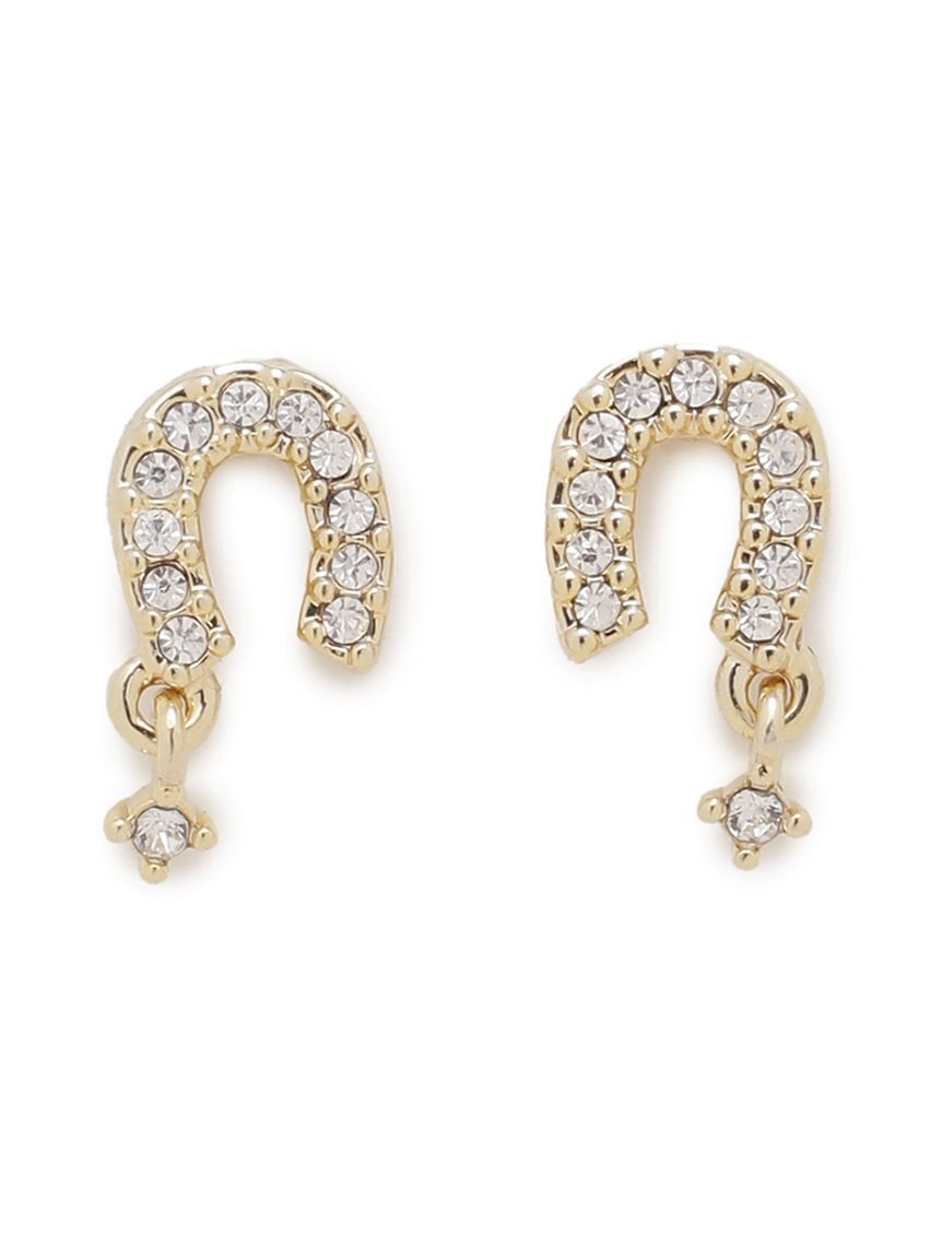 CELFORD「ラッキーホースシュービジューピアス」|ピアス|GLD