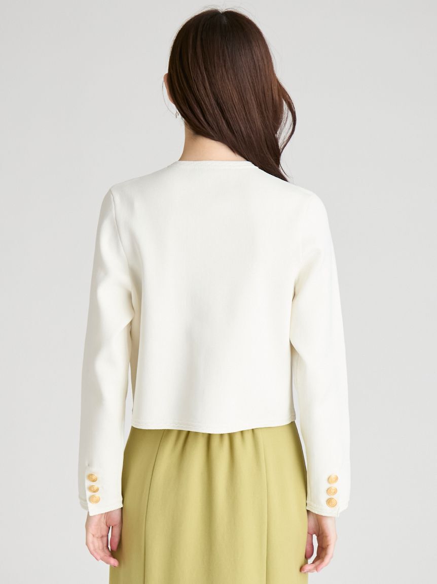 CELFORD「トリム総針カーディガン」|カーディガン|