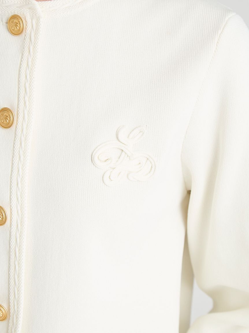 CELFORD「トリム総針カーディガン」|カーディガン|