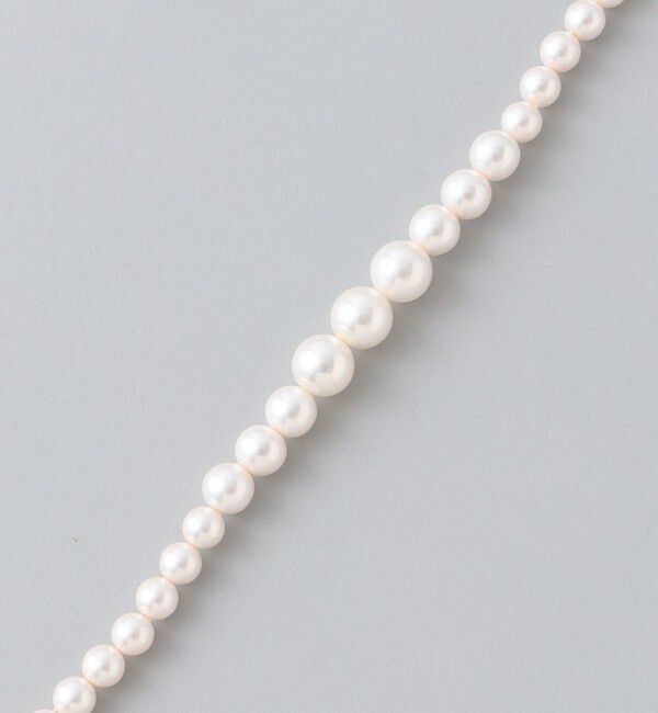  「グラデーションイミテーションパールネックレス」|ネックレス|