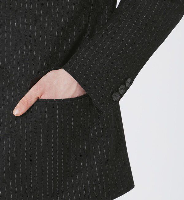  「ピンストライプジャケット」|テーラードジャケット|