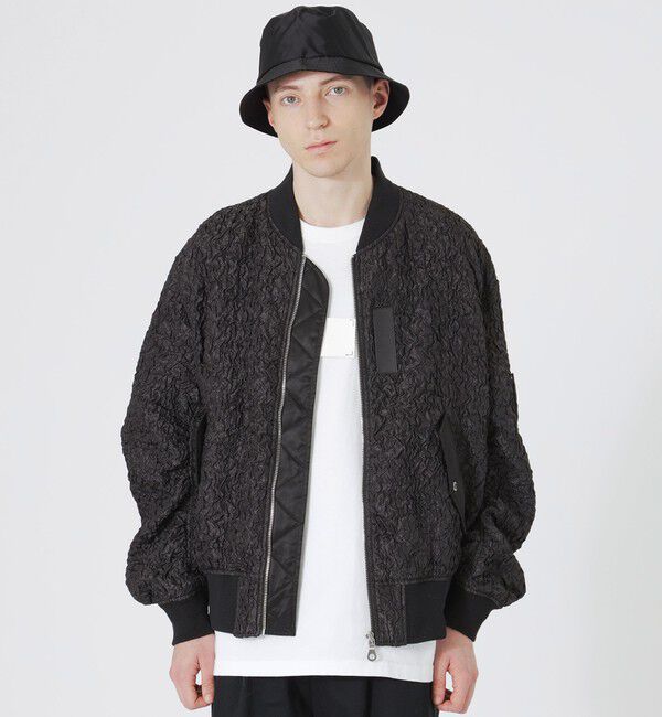  「ブライトフクレジャカードMA-1」|ブルゾン・スタジャン|ブラック