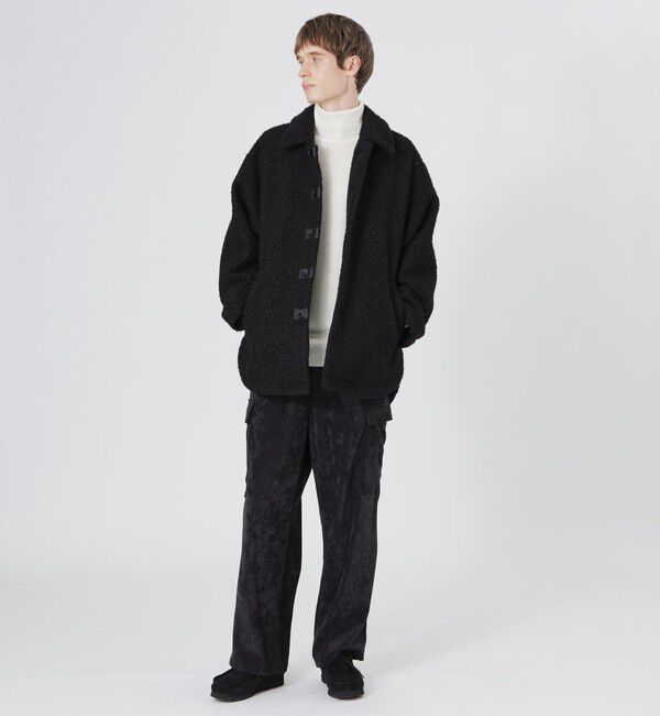  「ブラッシュドループボアブルゾン」|ブルゾン・スタジャン|