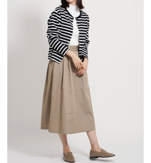 ikka「ポンチドットボタンカーディガン」|カーディガン|