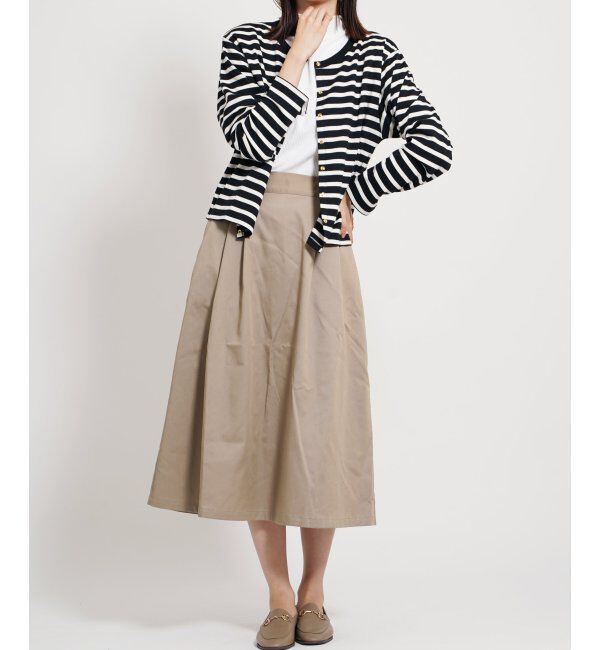 ikka「ポンチドットボタンカーディガン」|カーディガン|