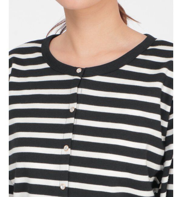 ikka「ポンチドットボタンカーディガン」|カーディガン|