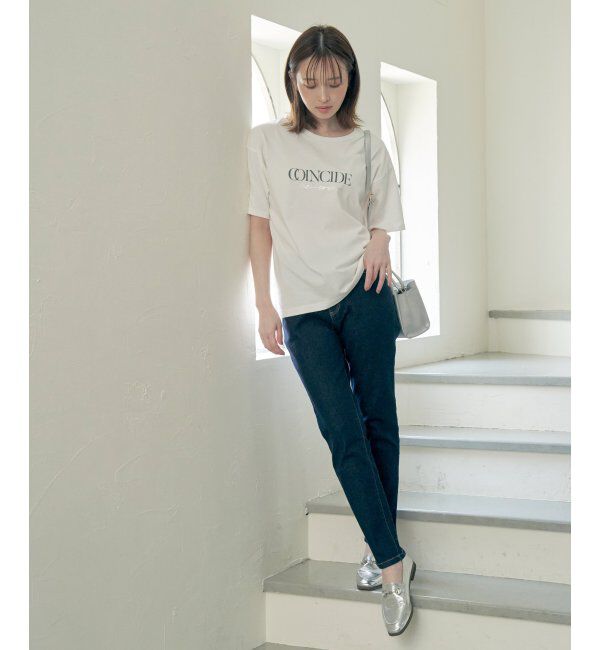 ikka「ロゴフォトプリントTシャツ」|Tシャツ・カットソー|