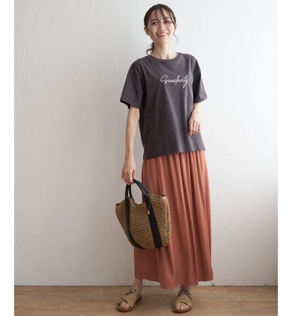 ikka「ロゴフォトプリントTシャツ」|Tシャツ・カットソー|