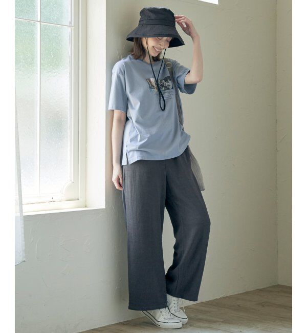 ikka「ロゴフォトプリントTシャツ」|Tシャツ・カットソー|