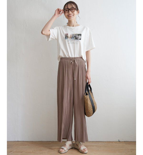 ikka「ロゴフォトプリントTシャツ」|Tシャツ・カットソー|