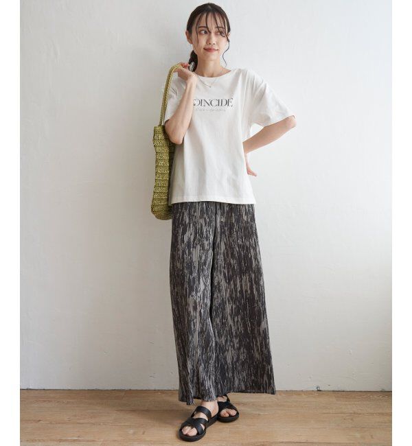 ikka「ロゴフォトプリントTシャツ」|Tシャツ・カットソー|