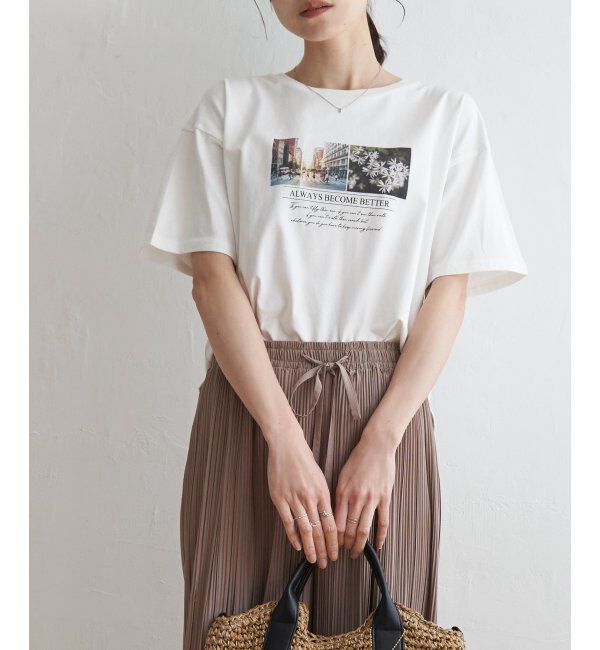 ikka「ロゴフォトプリントTシャツ」|Tシャツ・カットソー|ソノタA