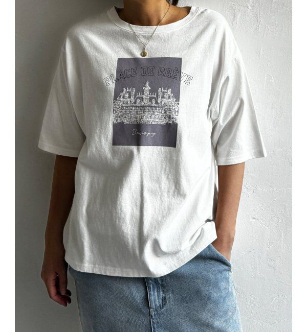 Lbc with Life「スーベニアプリントビッグTシャツ」|Tシャツ・カットソー|