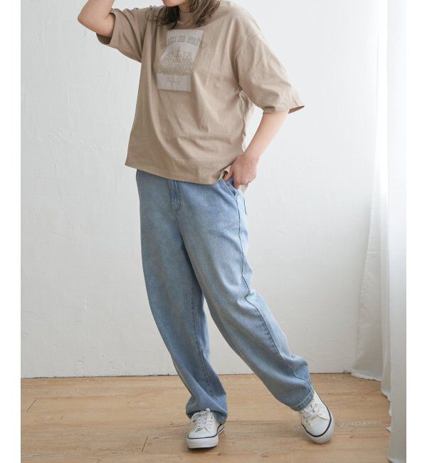 Lbc with Life「スーベニアプリントビッグTシャツ」|Tシャツ・カットソー|