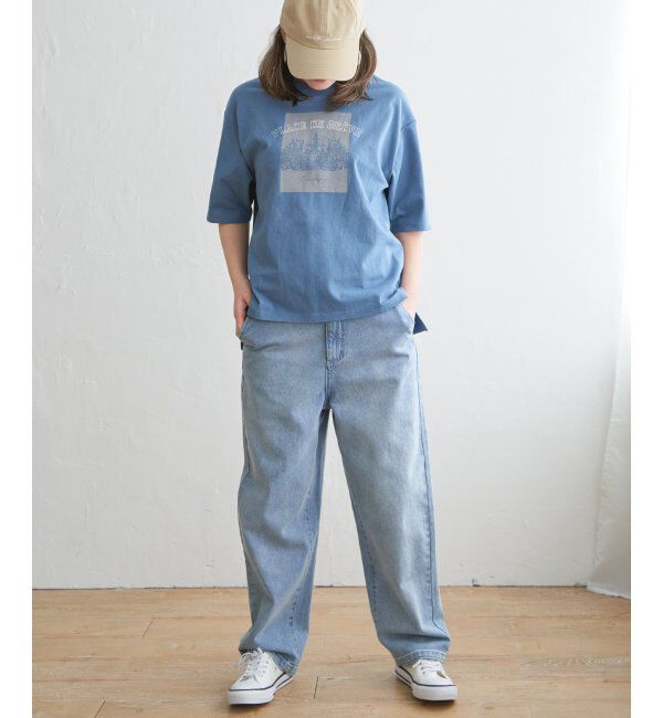 Lbc with Life「スーベニアプリントビッグTシャツ」|Tシャツ・カットソー|