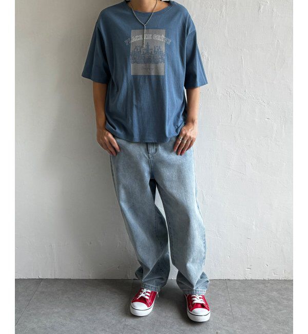 Lbc with Life「スーベニアプリントビッグTシャツ」|Tシャツ・カットソー|