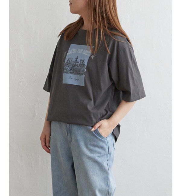 Lbc with Life「スーベニアプリントビッグTシャツ」|Tシャツ・カットソー|