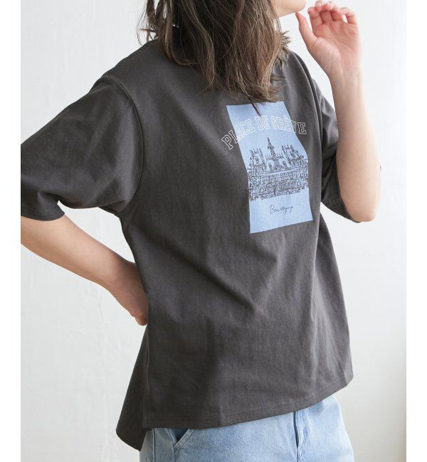 Lbc with Life「スーベニアプリントビッグTシャツ」|Tシャツ・カットソー|