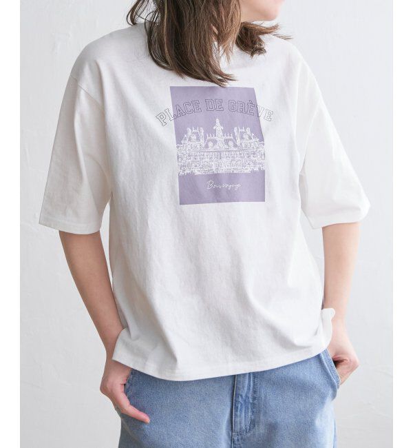 Lbc with Life「スーベニアプリントビッグTシャツ」|Tシャツ・カットソー|