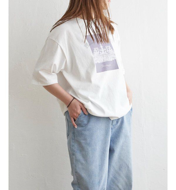 Lbc with Life「スーベニアプリントビッグTシャツ」|Tシャツ・カットソー|