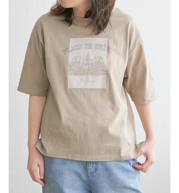 Lbc with Life「スーベニアプリントビッグTシャツ」|Tシャツ・カットソー|