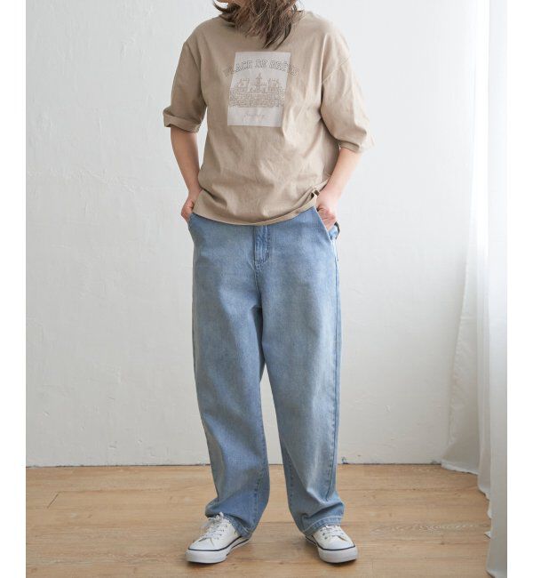 Lbc with Life「スーベニアプリントビッグTシャツ」|Tシャツ・カットソー|