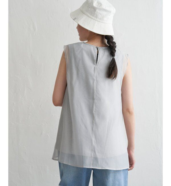 VENCE share style「ドッキングノースリーブトップス」|Tシャツ・カットソー|