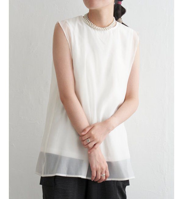 VENCE share style「ドッキングノースリーブトップス」|Tシャツ・カットソー|