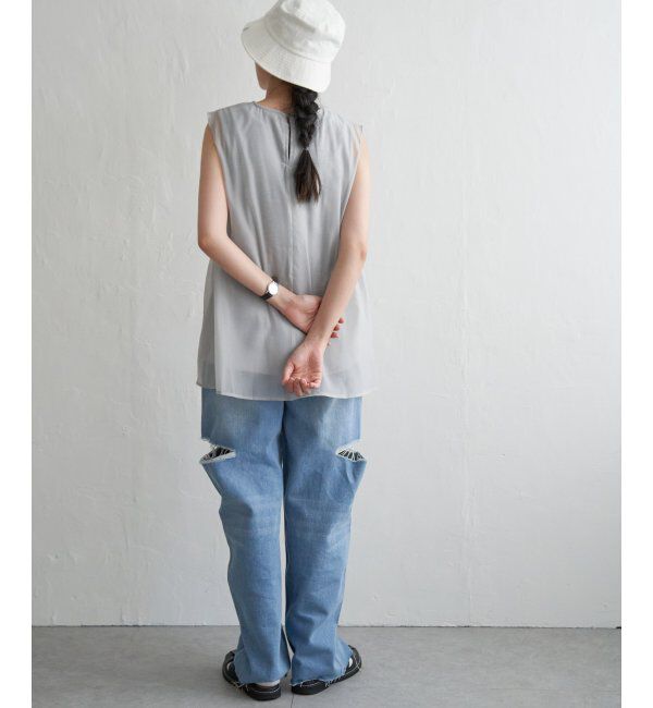 VENCE share style「ドッキングノースリーブトップス」|Tシャツ・カットソー|