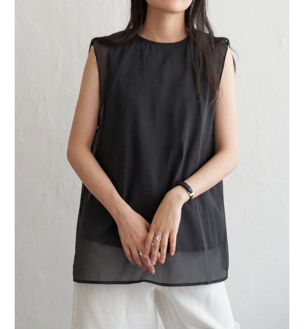 VENCE share style「ドッキングノースリーブトップス」|Tシャツ・カットソー|