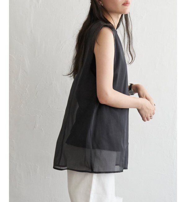 VENCE share style「ドッキングノースリーブトップス」|Tシャツ・カットソー|