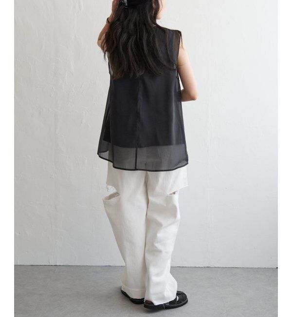 VENCE share style「ドッキングノースリーブトップス」|Tシャツ・カットソー|